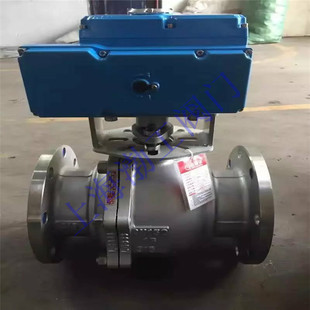 电动铸钢不锈钢304法兰球阀 64P 电动304水蒸汽高温 Q941W