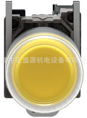 XB4BP51=ZB4BZ101+ZB4BP5凸头按钮XB4BP51黄色按钮带保护罩