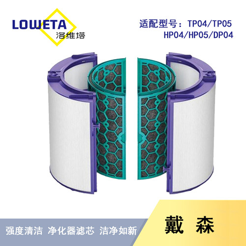 Dyson戴森风扇净化器HP04/05/DP/TP04/05过滤网芯活性炭HEPA配件