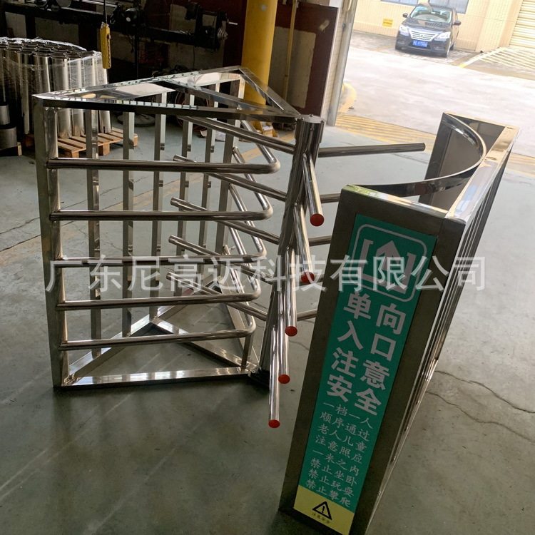 不锈钢旋转门厂家现货供应半高闸手推栏杆梳状单向门车站出口闸