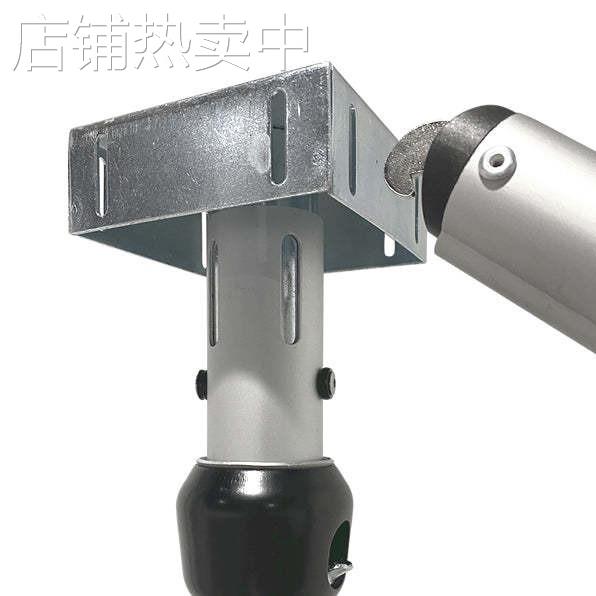 佛山工厂帷幕背景架配件可伸缩铝合金婚庆背景架四方盒八横杆配件