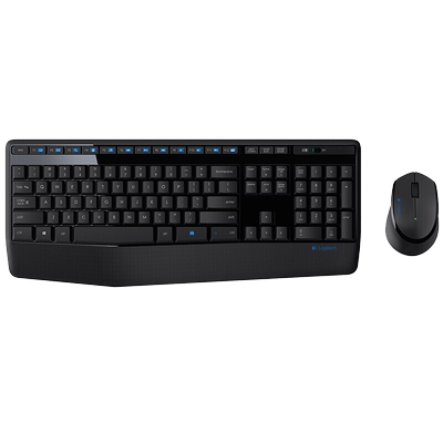 罗技MK345无线键鼠套装防泼溅家用办公游戏笔记本键盘鼠标套装