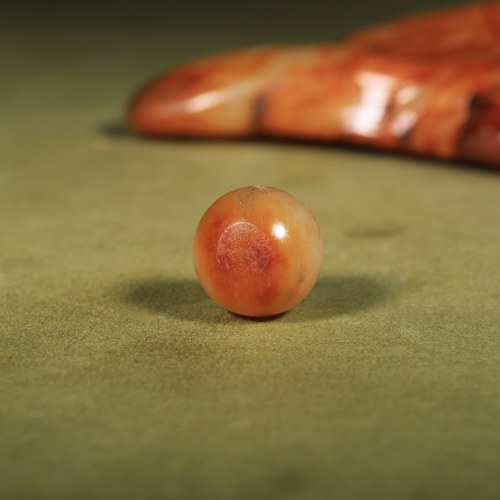 涵玉舍15mm和田玉籽料圆珠