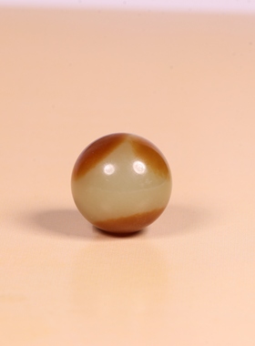 12mm新疆和田玉且末糖圆珠散珠