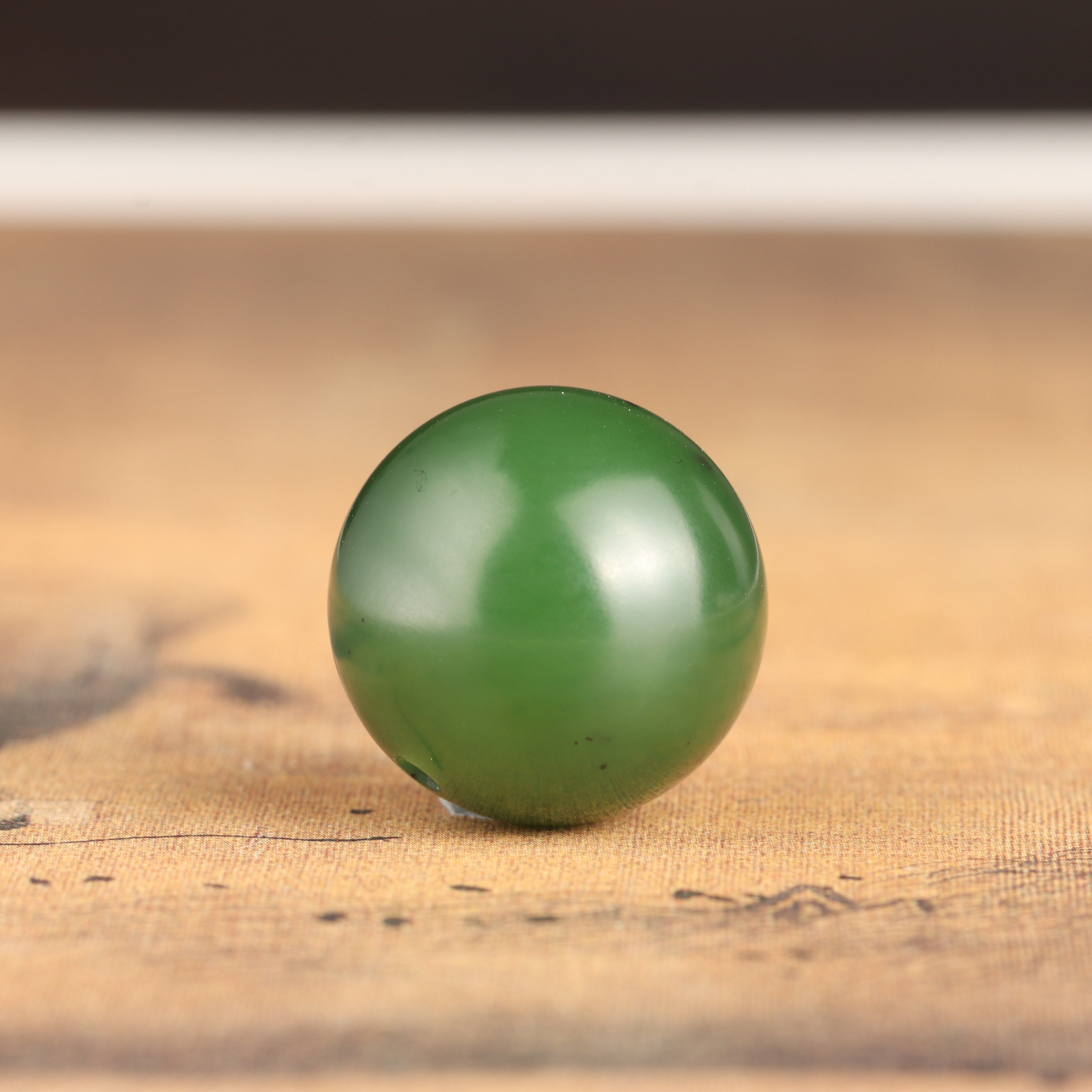 珠子单珠手链新疆和田玉碧玉籽料