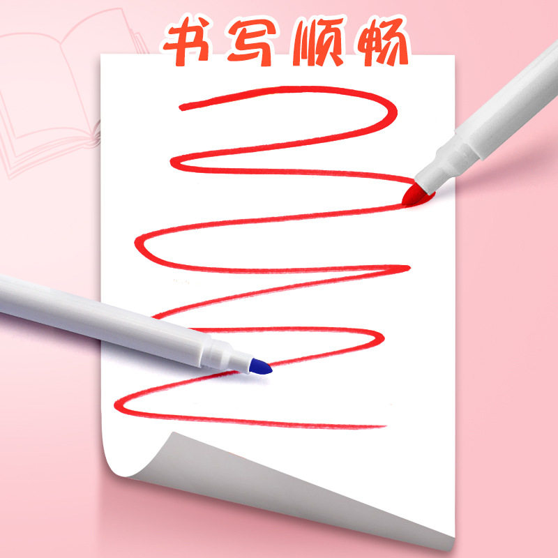 지울 수있는 화이트 보드 펜 어린이 안전 칠판 수채화 펜 [자석 드로잉 보드 마커 펜 포함] 교사의 가정용