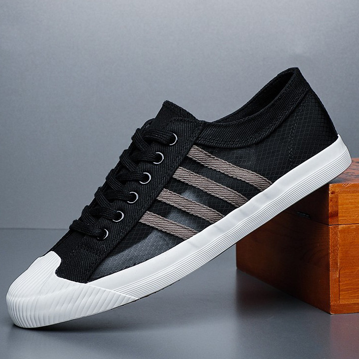 凉鞋男夏季新款网布透气休闲鞋男鞋网鞋小白鞋韩版潮鞋平底板鞋子