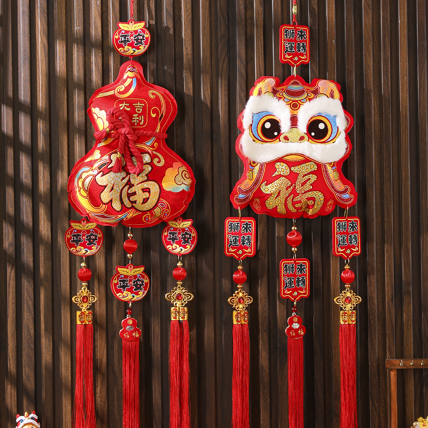 2026马年立体充棉毛绒春节挂饰