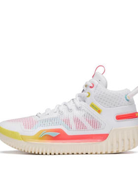 李宁反伍3low男子新款低帮防滑耐磨透气学生实战篮球鞋ABFT005-2