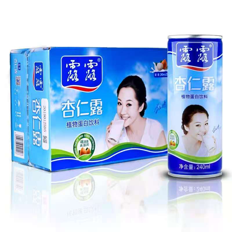 露露杏仁露承德产原味罐整箱20罐