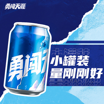 雪花勇闯天涯330ml*24罐8度啤酒