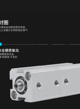 SDAT12X10X15X20X25X30X50X100倍力多位置SDAT16气缸