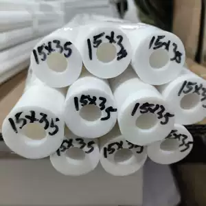 Трубка из ПТФЭ Износостойкий корпус из тефлона Тефлоновый стержень Технологическая втулка для полой трубки из ПТФЭ Маленькая трубка из ПТФЭ