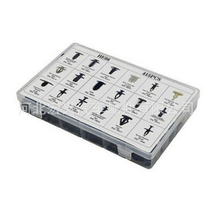 卡扣 盒装 415PCS卡扣 汽车门板内衬装 饰保险杠塑料膨胀铆钉套装