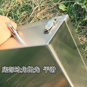 定做五金工具箱不锈钢304手提式加厚型电工工具盒家用收纳盒大号
