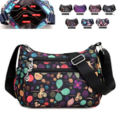 妈妈包中年2025新款 婆婆尼龙单肩包防水大气牛津布斜挎包多层帆布