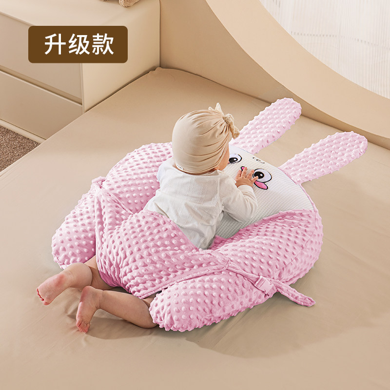 排气枕婴儿趴睡安抚宝宝肠胀气绞痛飞机抱抬头防吐奶哺乳枕斜坡枕