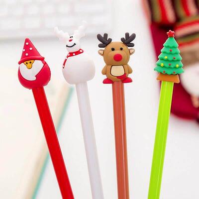 Cartoon Christmas tree old man neutral pen 0.5mm black creat