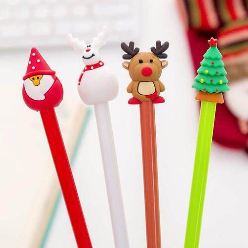 Cartoon Christmas tree old man neutral pen 0.5mm black creat