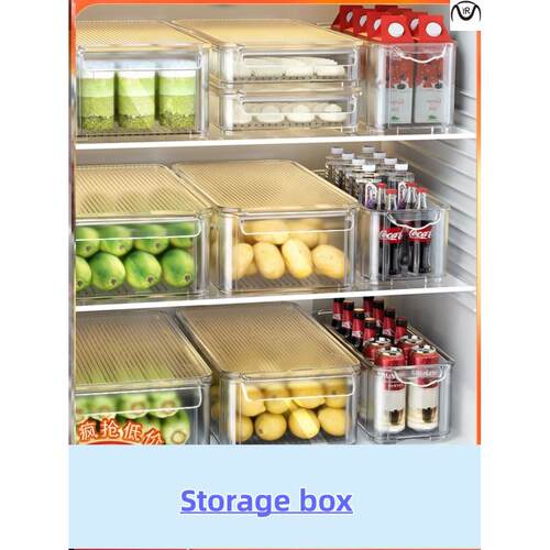 Kitchen Food Containers Plastic cabinets Storage boxes储物盒