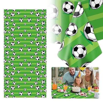 Soccer Theme Tablecloth Disposable Soccer Sports Table