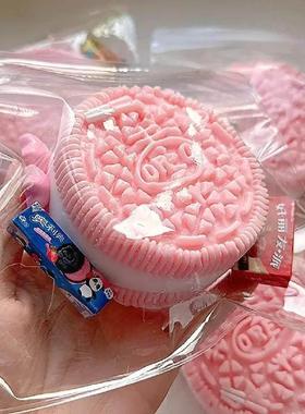 Big Oreo Handmade Silicone Sss Relief Squishy Toy Mochi