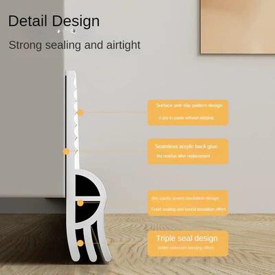 Door Bottom Sealing Strip Windproof Dust Stopper Guard Rain