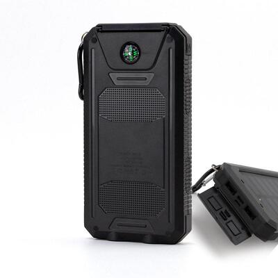 Waterproof and drop-proof solar phone charger 10000mAh with