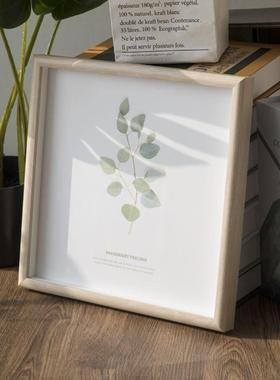 Nordic simple wooden photo frame square picture frames 相框