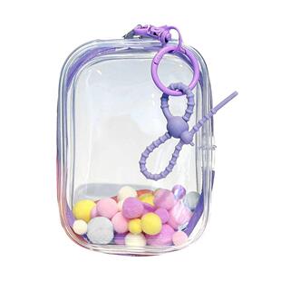 Thicken Transparent PVC Mystery Box Organizer Box Keychain