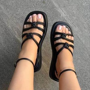 35-43大码平底凉鞋女鞋women flat shoes ladies summer sandals