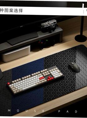 leather computer desk mat large mouse pad black writing ta
