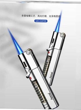 Visible gas tank long grinding wheel straight to lighter火机