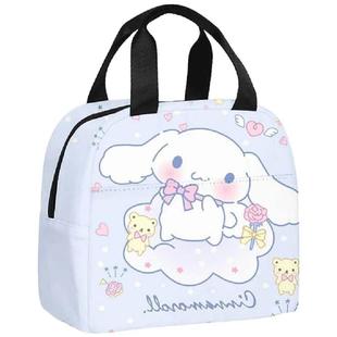 Sanrio Anime Cute Cinnamoroll Insulated Cooler Lunch Box Bag