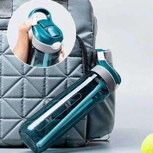 750ml Sports Water Bottle with straw For Camping Hiking Outd