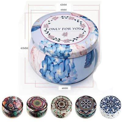 6 Pcs Candle Tin Jars DIY Candle Making kit Holder Storage c