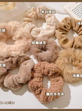 3/5/Pcs Silk Scrunchies Print Leopard Scrunchie Set Elastic