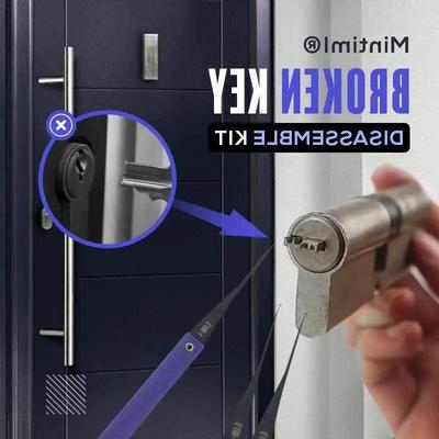 Mintiml? Broken Key Disassemble Kit Set Locksmith Tools Take