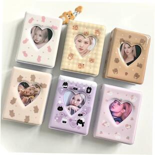 Cartoon Bear Photo Album 3 Inch Photocard Holder Korean Idol