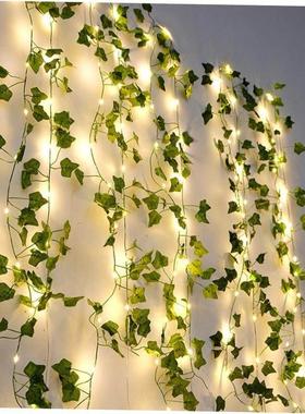 LED light strip Artificial vines Ivy Party Decoration lights