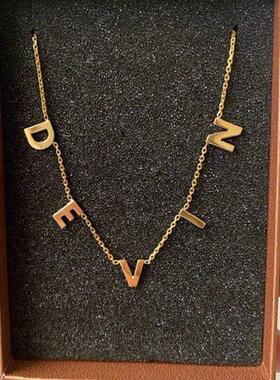 Customized Stainless Steel Name Necklace Personalized Letter