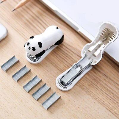 1PCS Red Panda Stapler Set 0453 Combination Type 10 # 10 # A