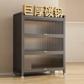 shoe storage cabinet Steel dustproof shelf rack鞋 柜