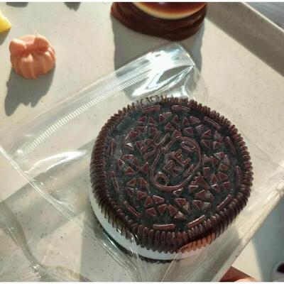 Big Oreo Handmade Silicone Sss Relief Squishy Toy Mochi