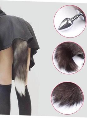 Fox Tail Anal Plug Butt Plug Metal Adult Products Anal Sex