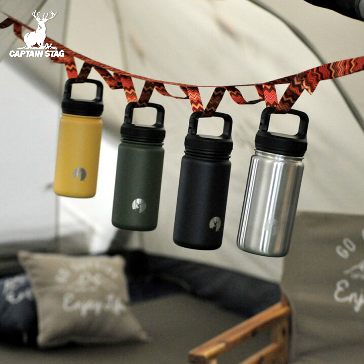 CAPTAINSTAG不锈钢保温杯登山杯