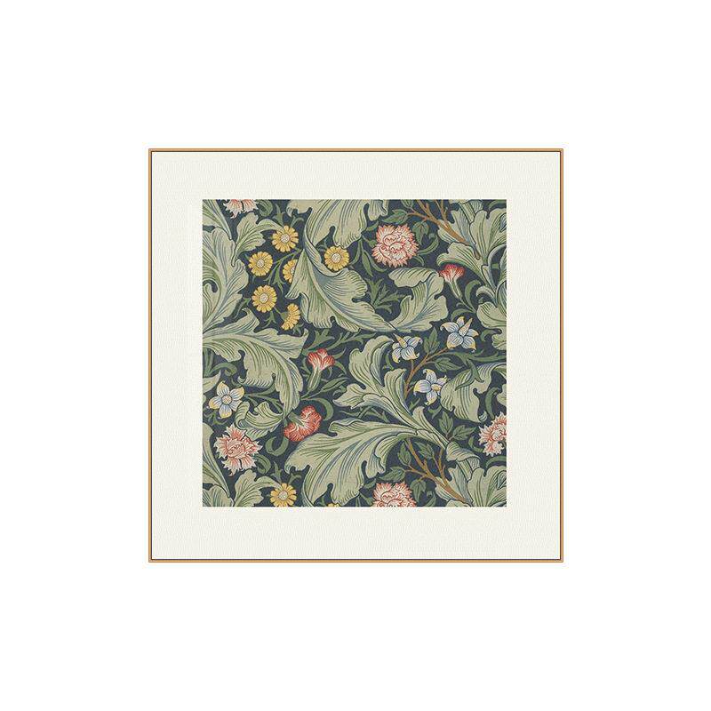 北欧花卉装饰画ins风植物海报壁画简约书桌摆画卧室床头清新挂画