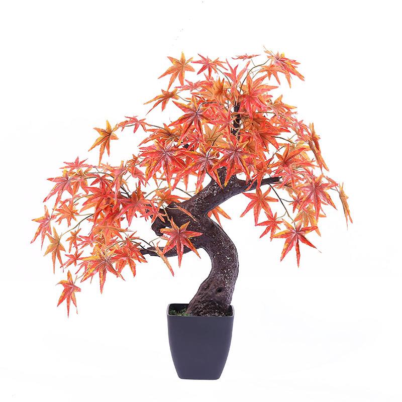 厂家直供北欧风简约仿真绿色植物影楼道具仿真花办公家居装饰盆景