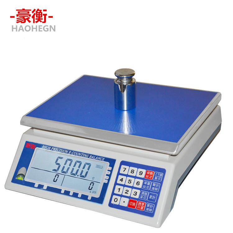工业计量电子秤商用小型3kg称重计数秤0.01g台秤