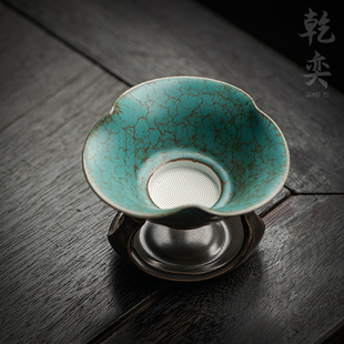 陶瓷茶漏滤茶器家用公道杯茶隔过滤网高档创意滤茶器功夫茶具配件